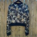 Victoria's Secret Victoria’s Secret Satin Tropical Bomber Jacket Sz L Photo 13