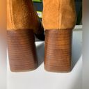 Angel Alarcon tan suede, square toe platform boots 40, a U.S. 9 Photo 2