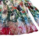 Sundance Samantha Floral Print Silk Blouse Shirt Top Flowy Boho Size Small Women Pink Photo 4