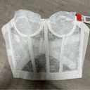 American Vintage vintage white lace corset by gelmart size 32A Y2K/2000s new with tags Photo 0