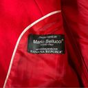 Banana Republic  Wool Blend Red Coat Mario Bellucci Italian Melton NEW Size 6 Photo 6