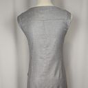 Theory  Sleeveless Wool Blend Sheath Dress Gray Size 4 Photo 15