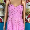 Betsey Johnson  Valentines Metallica Heart Print Mesh Midi
Dress NWT Photo 4