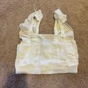 FAVLUX white Ruffle Tank Top Photo 0