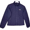 The North Face Women’s 550 Flare Goose Down Full Zip Jacket Dark Purple Blue XS Photo 0