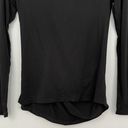 LA Made New  Maternity Long Sleeve V-Neck Wrap Top Knit Jersey Black Photo 10