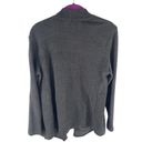 DKNY  Women's Open Front Cardigan Sweater Pocket Long Sleeve Stretch Gray Medium Photo 6