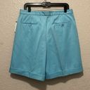 Ralph Lauren  Women’s Golf High Waist Pleated Blue Bermuda Vintage Shorts Size 14 Photo 1