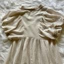 Entro V-Neck Gauze Embroidered Baby Doll Dress Photo 7