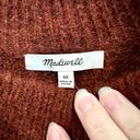 Madewell  Havener Wool Sweater  Alpaca Cable Pullover Plus Size 4X NWT Red Brown Photo 1