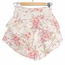 MOTHER Denim NEW  The Ruffle Tiered Mini Skirt Floral Aloha Print Women’s Size 26 Photo 3