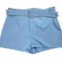 Missguided EUC  Blue High Waisted Shorts Photo 0