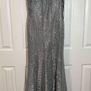 Sequin Hearts  are metallic gown dress size 7 Photo 3