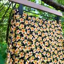 Petite Sophisticate Vintage  Boho Floral Print Flowy Midis Skirt Photo 3