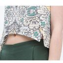 ZARA Perforated Tank Floral Laser-Cut Cut-Outs Cutouts Sleeveless Blouse Top M Photo 2