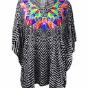 Bar III Feathered Daze Caftan Cover Up Swimsuit M, NWOT, excellent condition!! Photo 0