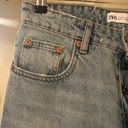 ZARA Light Wash Straight Leg Jeans Photo 3