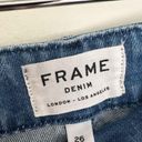 frame denim Frame Women’s 26 Blue Denim Flounce Side Zip Copeland Jeans Bell Botton Flare Photo 1