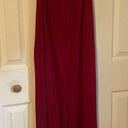 Burgundy sleeveless jumpsuit Photo 0