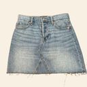 Aeropostale Denim Mini Skirt High Rise Photo 0