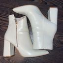 Boutique Chunky Ankle Boots White Size 7 Photo 1