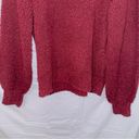 Nine West  NWT Red Puff Sleeve Pullover Sweater size medium Photo 3