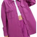 Good American NWT  Shaket Jacket Size 3/4 L/XL Fuchsia Color With Pockets Photo 0