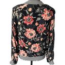 Saltwater Luxe  Floral jacket bomber lined boho women’s medium Photo 2