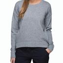 Lululemon  Grey Speckled Merino Wool Yogi Crew Sweater Size 8 Photo 0