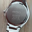 Seiko  Ladies Watch Crystal Embellishments Pink Dial Stainless Bracelet Date Photo 12
