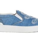 Valentino Garavani  Denim Blue Rock Stud Low top Butterfly Skater flat Sneaker 35 Photo 2