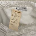 Christian Dior Vintage  White Satin Cami Lace Tank Photo 7