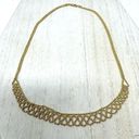 Twisted Solid 14K yellow gold  mesh rope necklace, 5.4g Photo 4