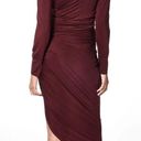Young Fabulous and Broke  GENESIS Long Sleeve Side Slit Maxi DRESS in Jam Purple S Photo 1
