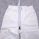 Madewell READ  Curvy Perfect Vintage Jeans High Rise Tapered Tile White Size 25 Photo 9