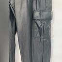 American Eagle  Stretch High-Waisted Vegan Leather Straight Cargo Pant Size 10 Photo 5