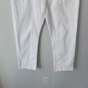 The Loft  White Straight Crop Jeans in size 12    Photo 2