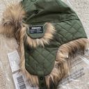 BDG Nylon Faux Fur Trapper Hat NWT - Olive Photo 4