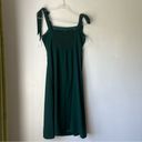 Petal and Pup  Laurel Green Tie Shoulder Side Slit Midi Dress 8 Photo 9