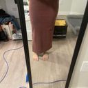 HYFVE NWT Boutique Maroon Midi Skirt Photo 3