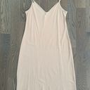 Commando Classic Tailored Spaghetti Strap Slip Mini Dress in Beige Nude Size M/L Photo 2