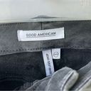 Good American  Good Legs Crop, distressed  stretch grey denim size 12/31 Photo 8