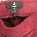 Jason Wu  red velour pleated front elastic waist ankle/crop pants SP Photo 5