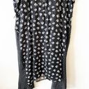 Lane Bryant  Black Floral Dress Size 24 Asymmetrical Hem Flutter Sleeve Curvy New Photo 9