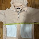 Cole Haan  Grand.OS Hooded Track Jacket Full Zip Soft Shell Peach Color Medium Photo 6