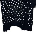 Umgee  Women's Sweaters Polka Dot Duster Open Knit Sweater Pocket Black Small Photo 9