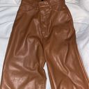 Dynamite Giselle Faux Leather Straight Leg Pants Photo 14