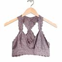 Felina  Stretch Lace Bralette Dark Gray Racerback Women’s Size Large Lounge Layer Photo 2