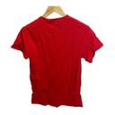 Disney  Christmas Mickey Mouse T-shirt Size S Red Mickey with Christmas Lights Photo 1