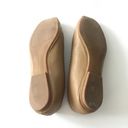 Tahari  INVEST laser cut square toe flats‎ slip on Nude Leather Womens Photo 4